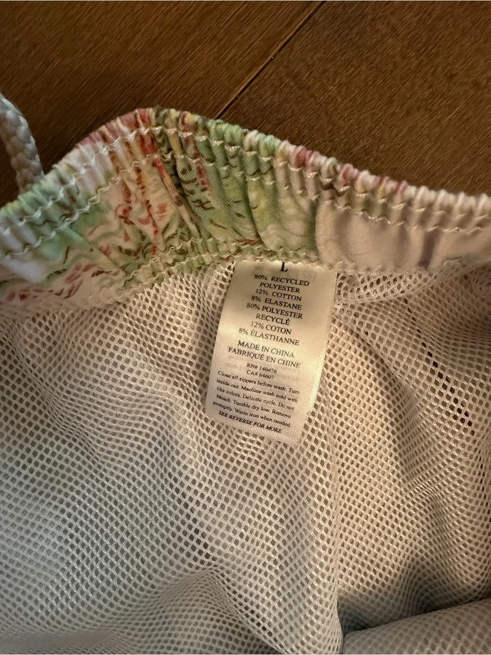 Faherty Men's Beacon Tropical Breeze Swim Trunks size large